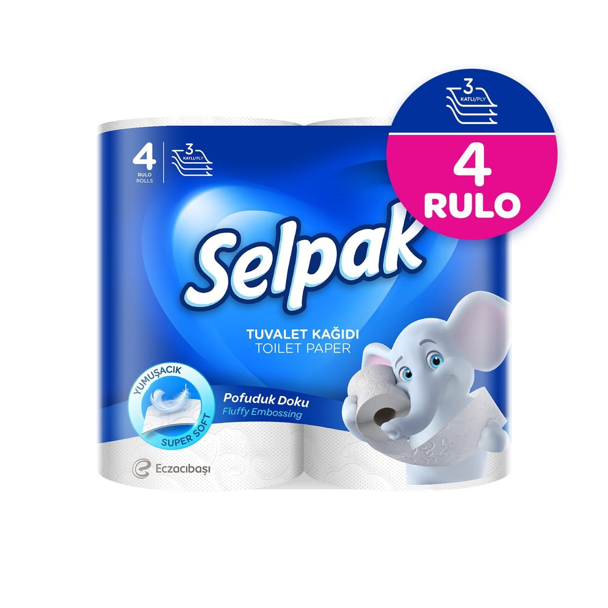Selpak Toilet Paper 4 Rolls