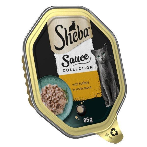 Sheba Fine Recipes Turkey in Gravy Trays 85g - Case of 22