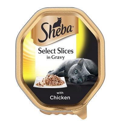 Sheba Tray Select Slices Chicken in Gravy 85g - Case of 22