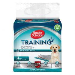 Simple Solution Training Pads, 14pads - Case of 4