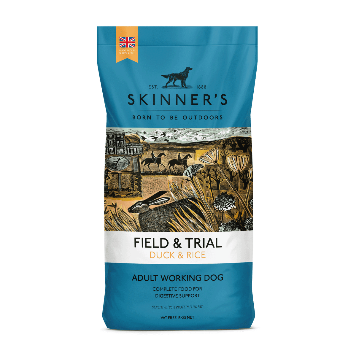 Skinners Field & Trial Adult Duck & Rice 2.5kg