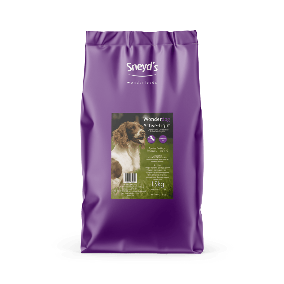 Sneyds Wonderdog Active-Light 15kg