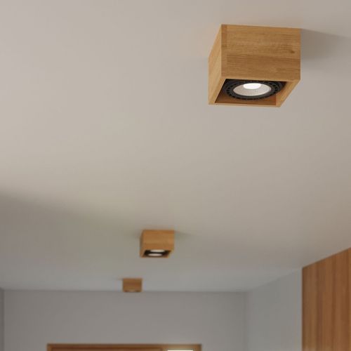 Ceiling lamp wood Quatro Scandinavian Design GU10