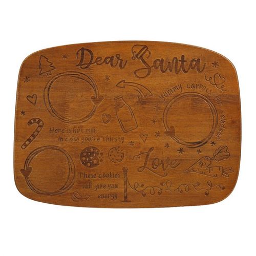 35cm Dear Santa Christmas Eve Treat Board