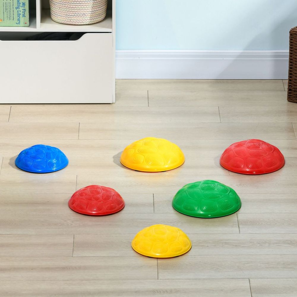 ZONEKIZ Balance Stepping Stones for Kids – 6 Piece Set | Ages 3–8