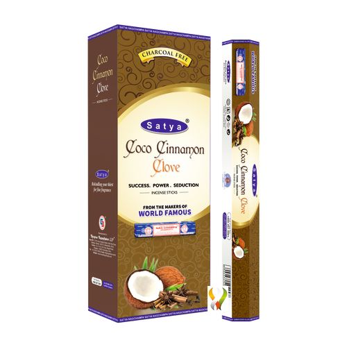 Satya Coco Cinnamon Clove Hexa - 120 Sticks