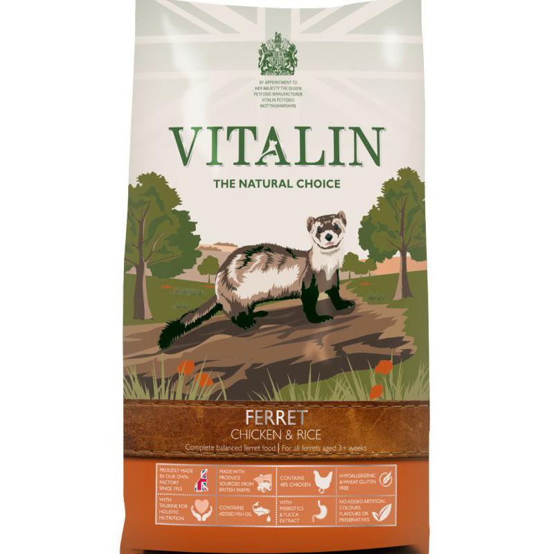Vitalin Ferret British Chicken and Rice 2kg - Case of 4