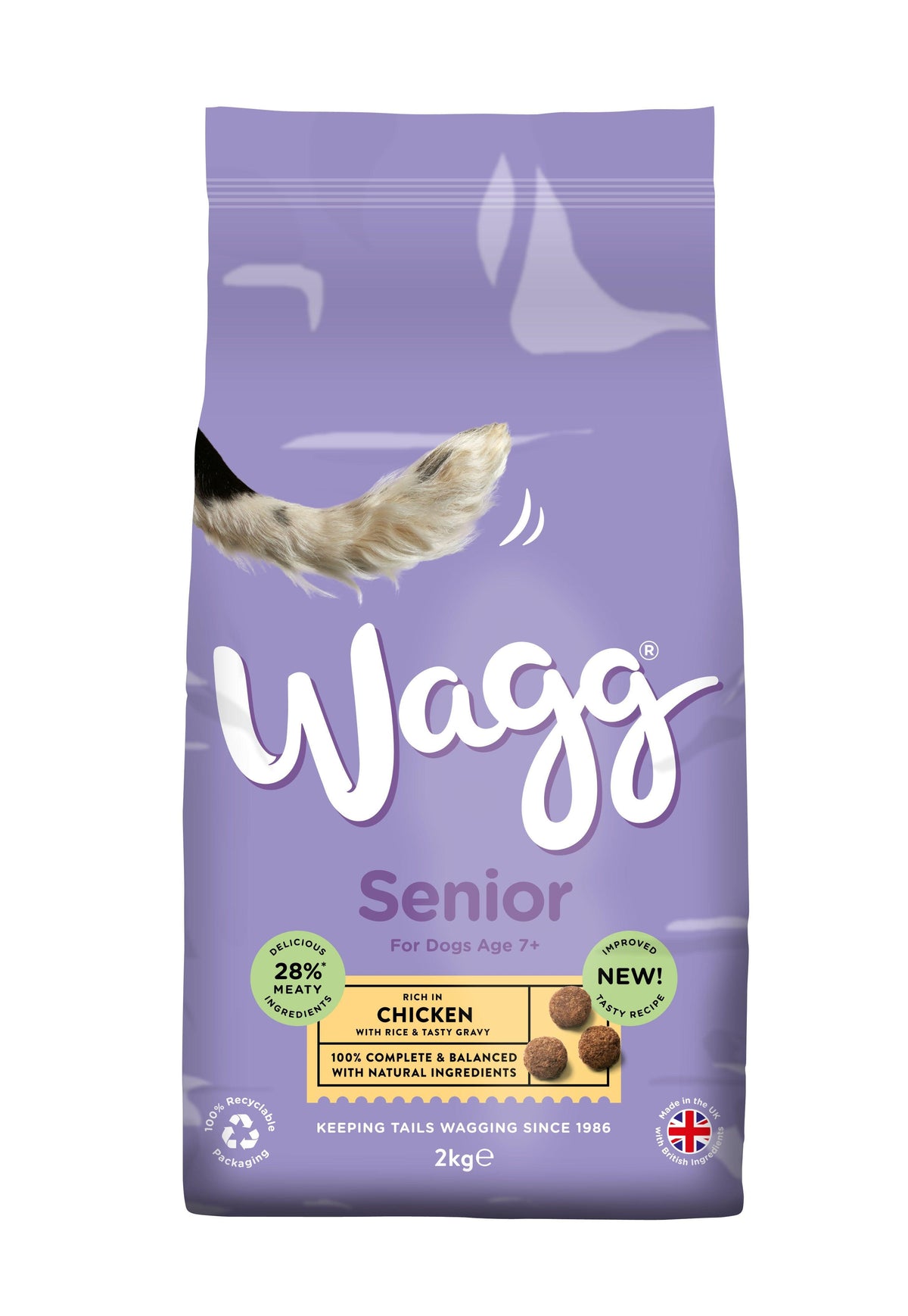 Wagg Senior Complete Chicken 2kg - Case of 4