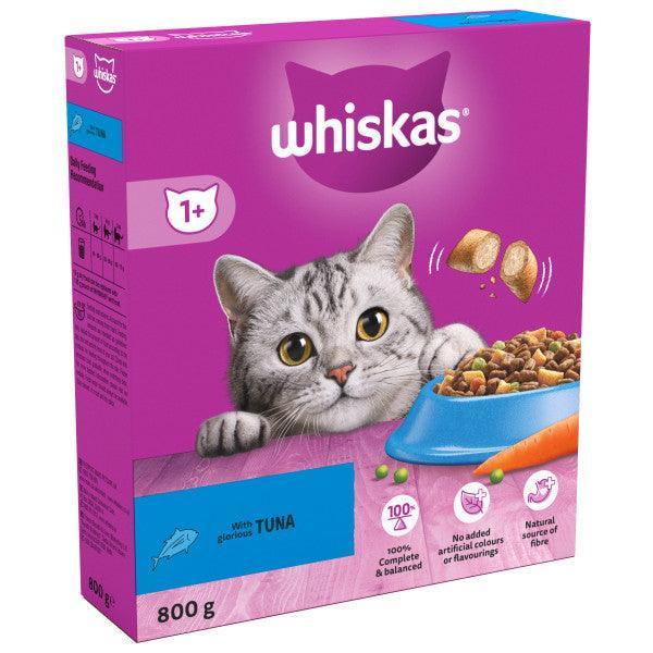 Whiskas Dry 1+ Adult Tuna 800g - Case of 5