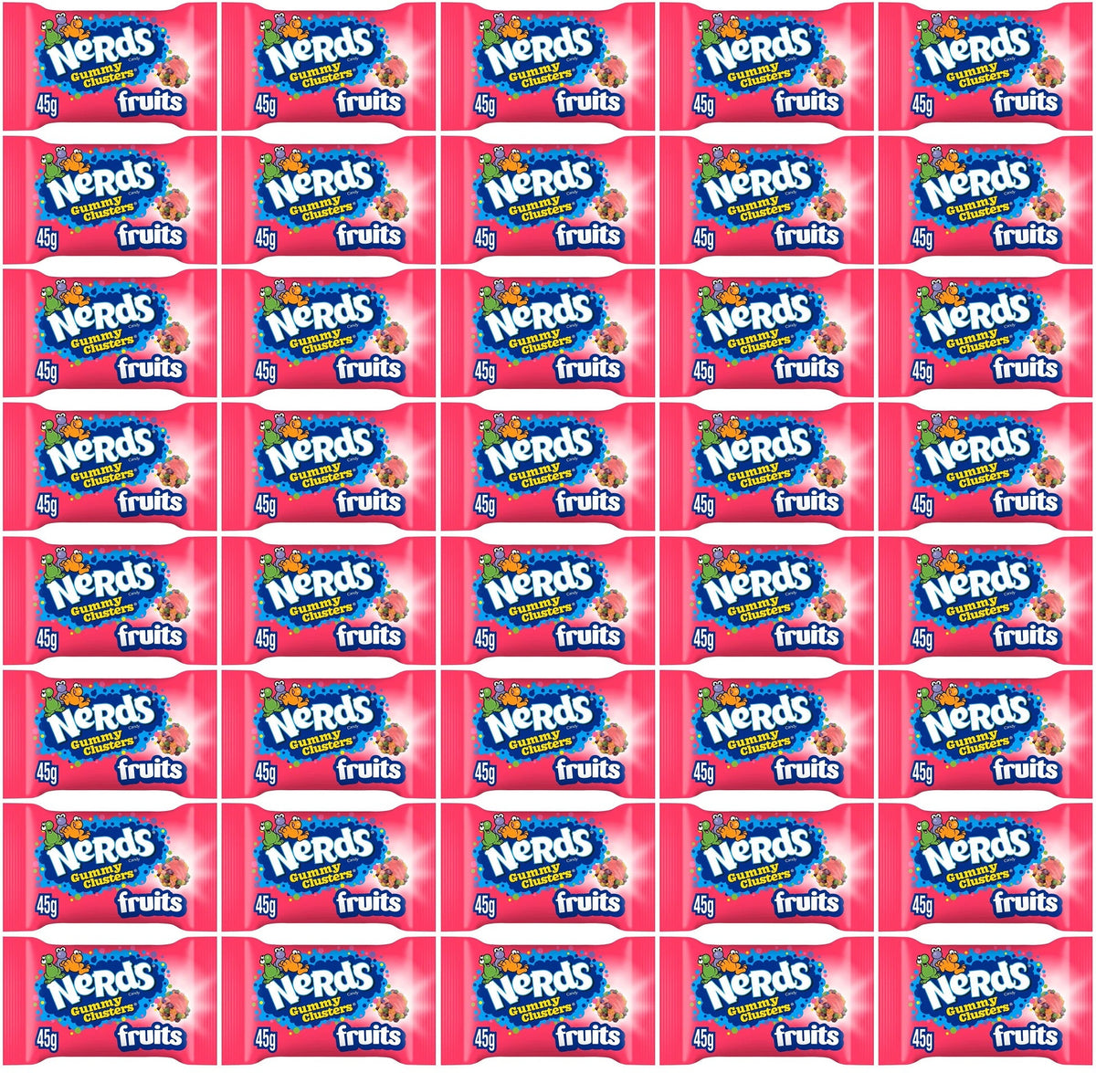 40 x Nerds Clusters Bag Fruits - 45GM