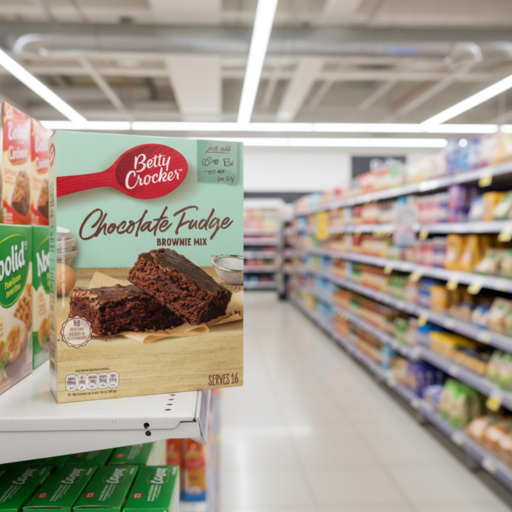 6 x Preparado para hacer brownies de chocolate y dulce de azúcar Betty Crocker 415 g