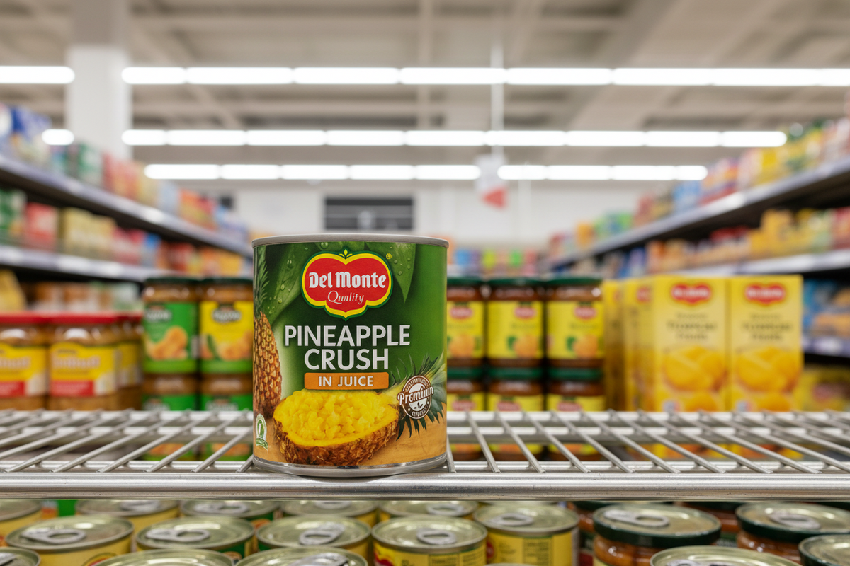 6 x Del Monte Piña Triturada en su Jugo 432g