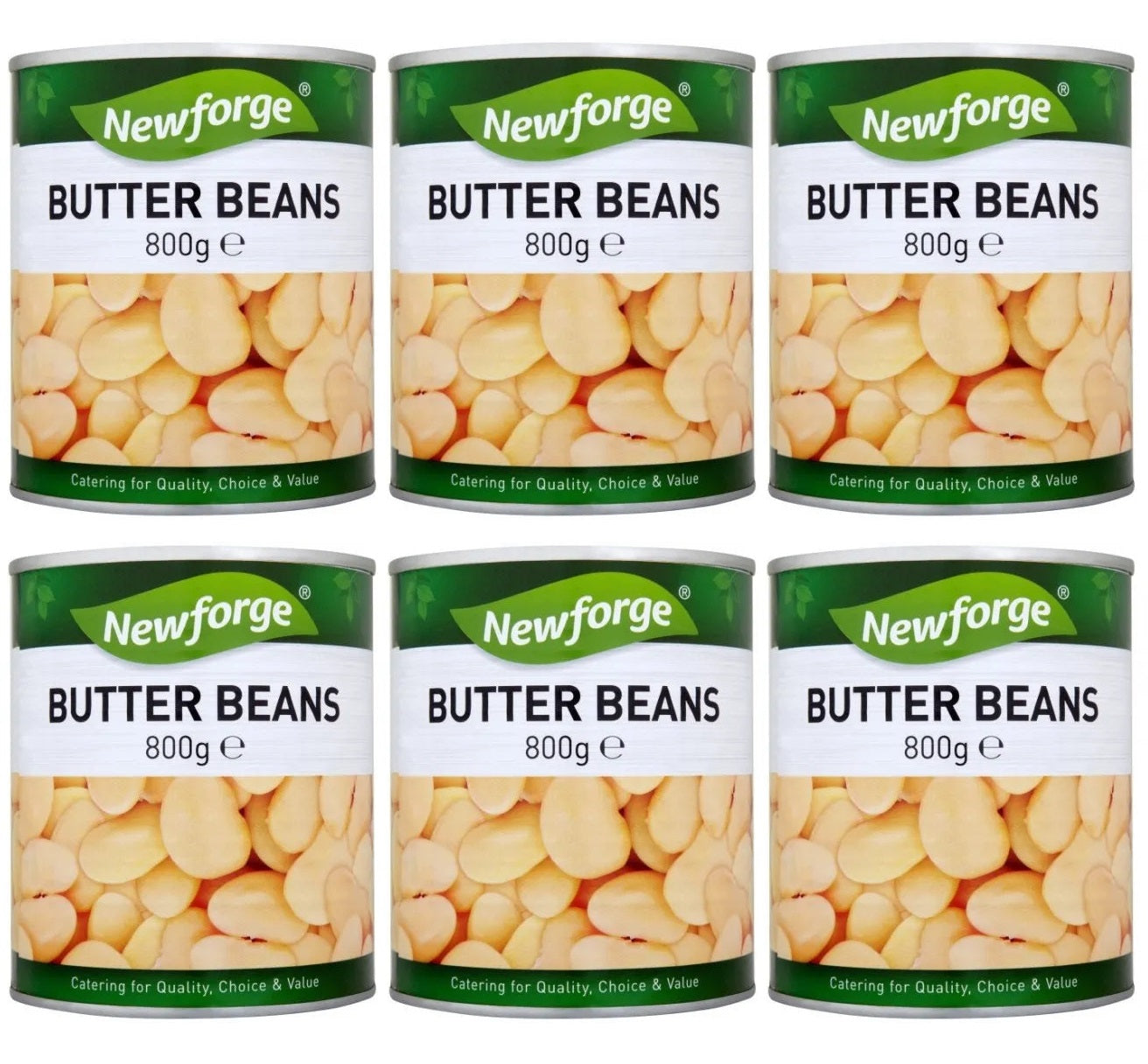 Newforge Butter Beans 800g – Case of 6 Tins