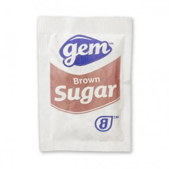 Gem Brown Sugar Sachets | Bulk Pack of 500