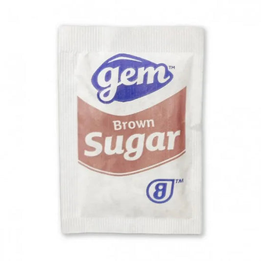 Gem Brown Sugar Sachets | Bulk Pack of 500