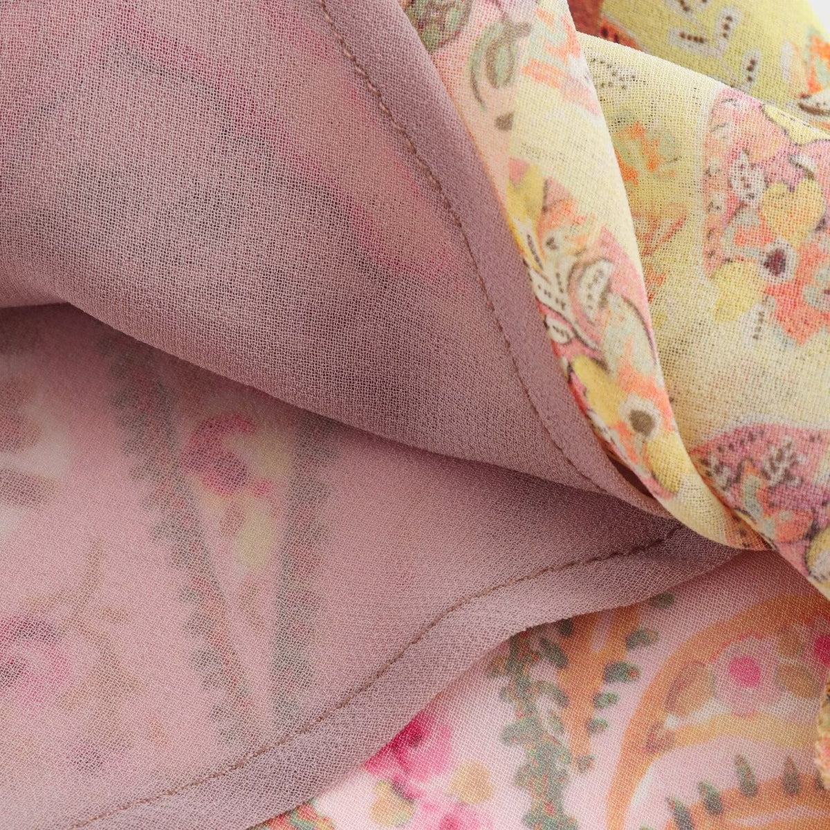 Summer New European And American Style Patchwork Printing Slip Dress
