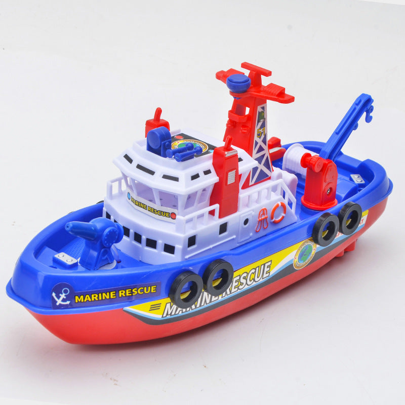 Electric Marine Fire Boat 3-6 Years Old Boy Simulation Speedboat Model
