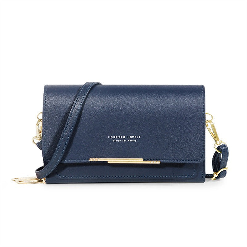 Womens Wallet Korean-style Large-capacity Shoulder Bag Multi-functional Double-layered Design