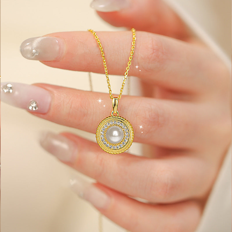 New Chinese Style Necklace With Exquisite Zircon Inlay