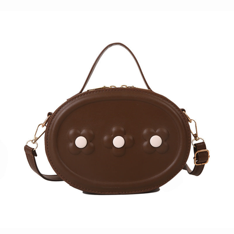Casual Fashion Solid Color Simple New Embossed Pouch