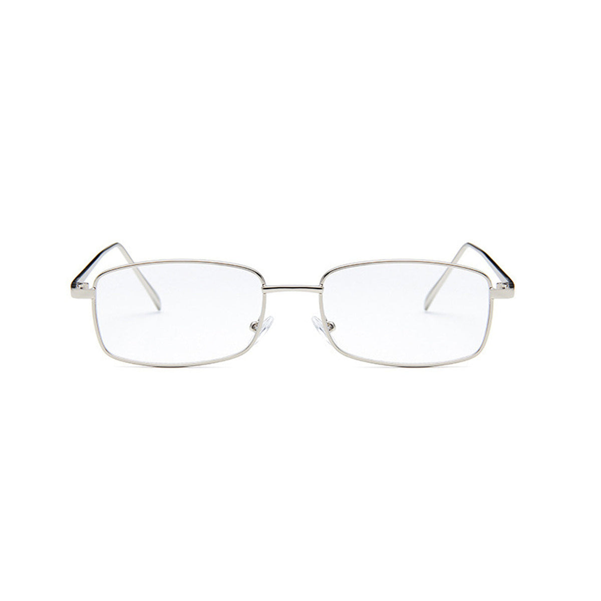 Retro Small Box Square Metal Glasses