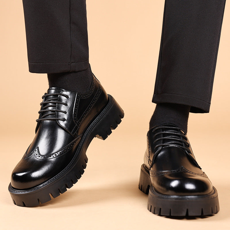 Autumn Mens Shoes Vintage Work Boots