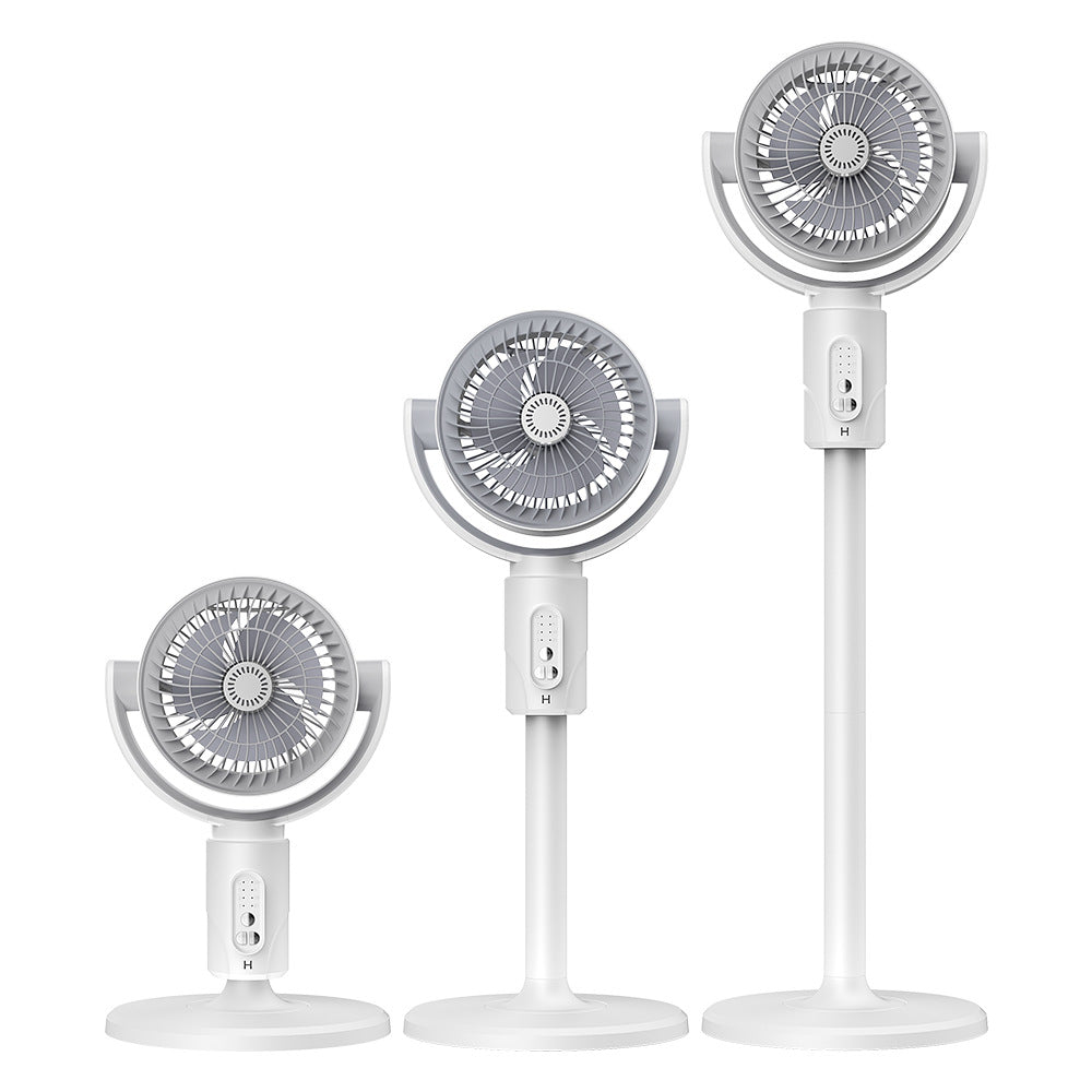 Remote Control Air Circulator Fan - 3D Oscillating Turbine Design Quiet Energy Saving Floor Standing Bladeless Cooling for Home Office Bedroom Use