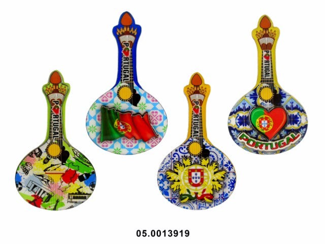 MADEIRA - MAGNETIC SOUVENIR PLAQUE "PORTUGAL" 11X6CM (Assorted picking - only 1 will be sent)