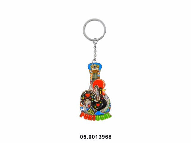 MADEIRA SOUVENIR -PORTACHAVES "PORTUGAL" 7X4CM