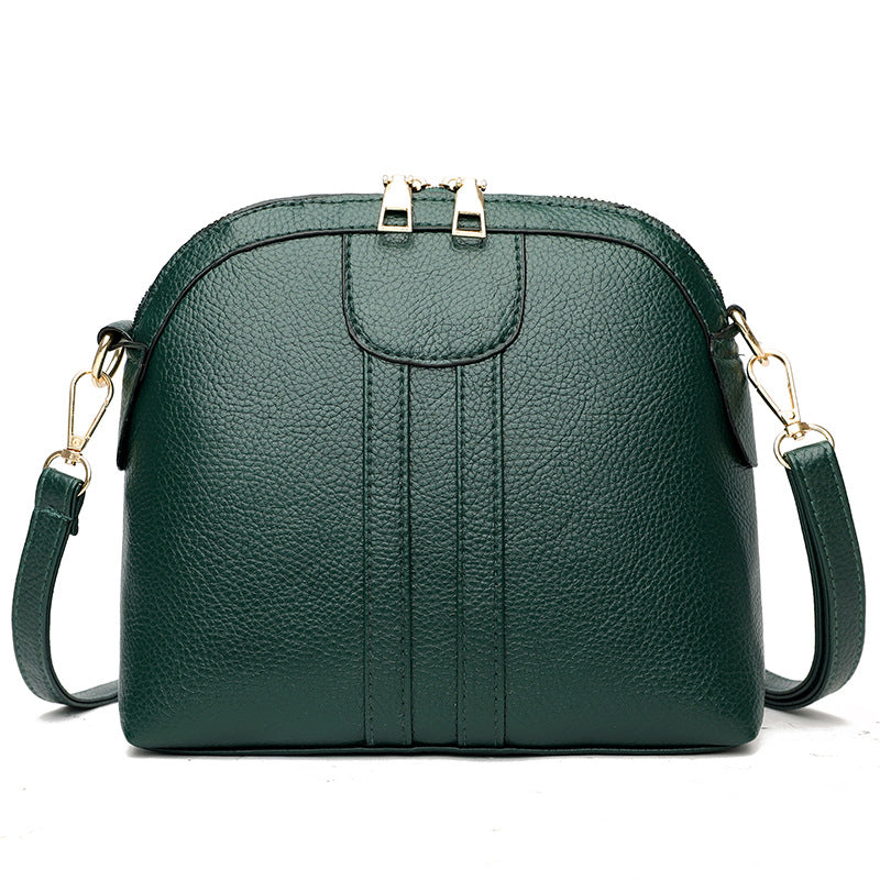 Fashion Shell Soft Leather Crossbody Small Bag