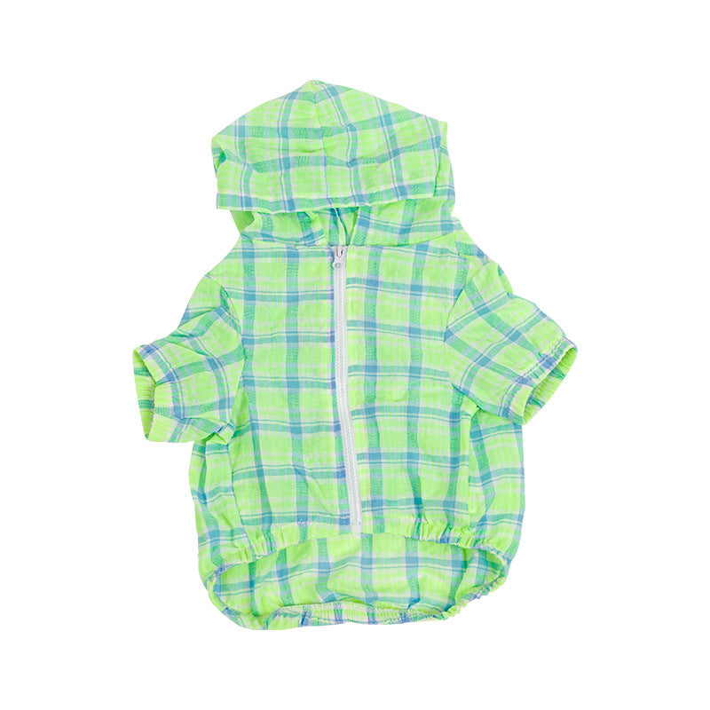 Plaid Teddy Fadou Schnauzer Clothes