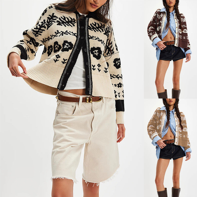 Women's Fashion Loose Knitted Cardigan Coat