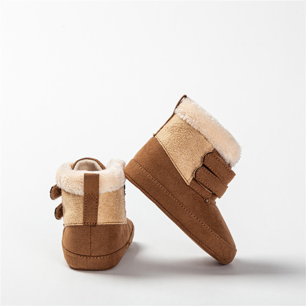 Fashion Plush Baby Warm Toddler Cotton Shoes