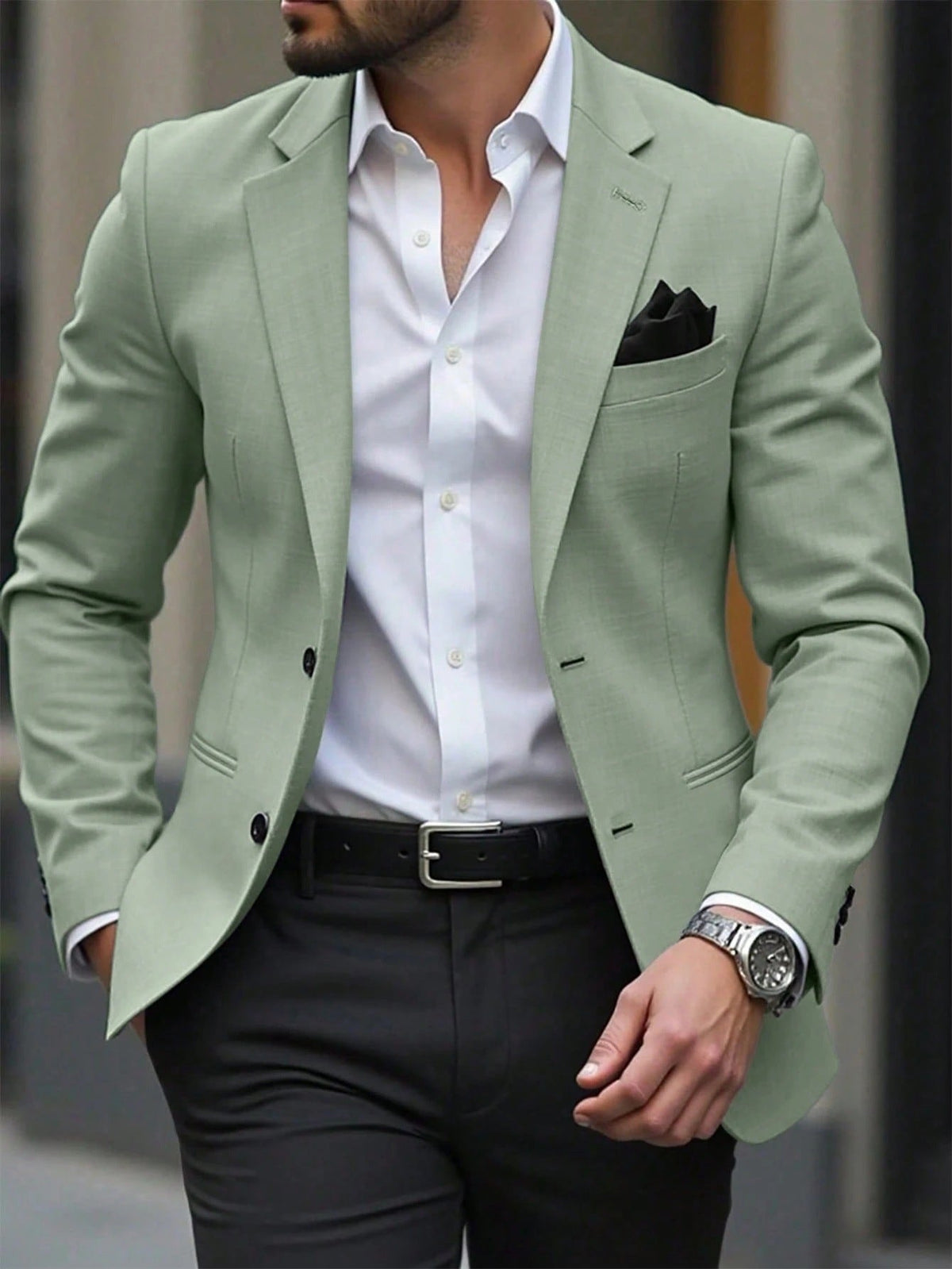 Men's Casual Light Business Suit Jacket
