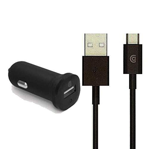 Griffin GP-014-BLK 2.4A Car Charger with Micro-USB Cable - Black