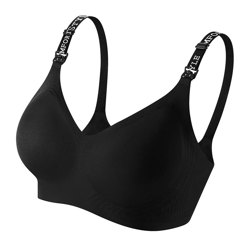 Maternity Fixed-Cup Padded Bra With Soft Support