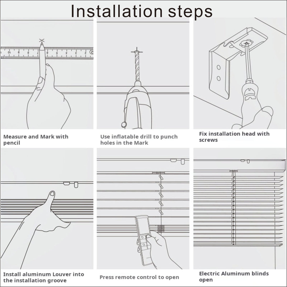 Paired With 15 Channel Remote Control And Solar Charging Panel, Electric Blinds, Intelligent Remote Blinds, Silent Motor, Cordless Sunshade, Dimmable Blinds