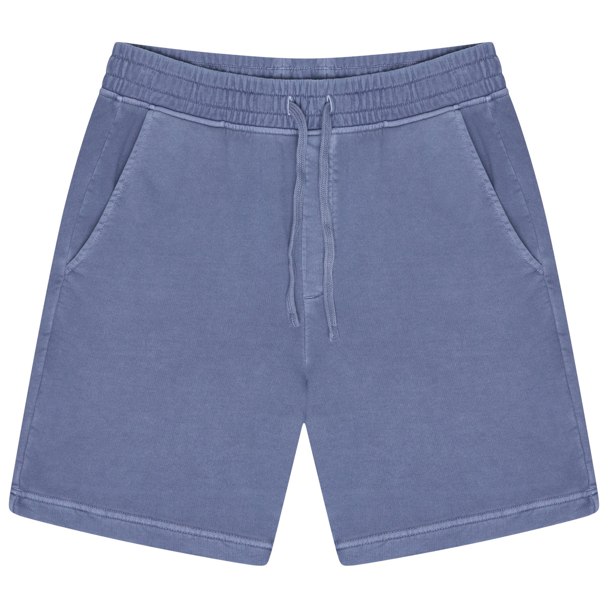 M&S Pure Cotton Garment Dye Shorts | Relaxed Fit | Blue & Green