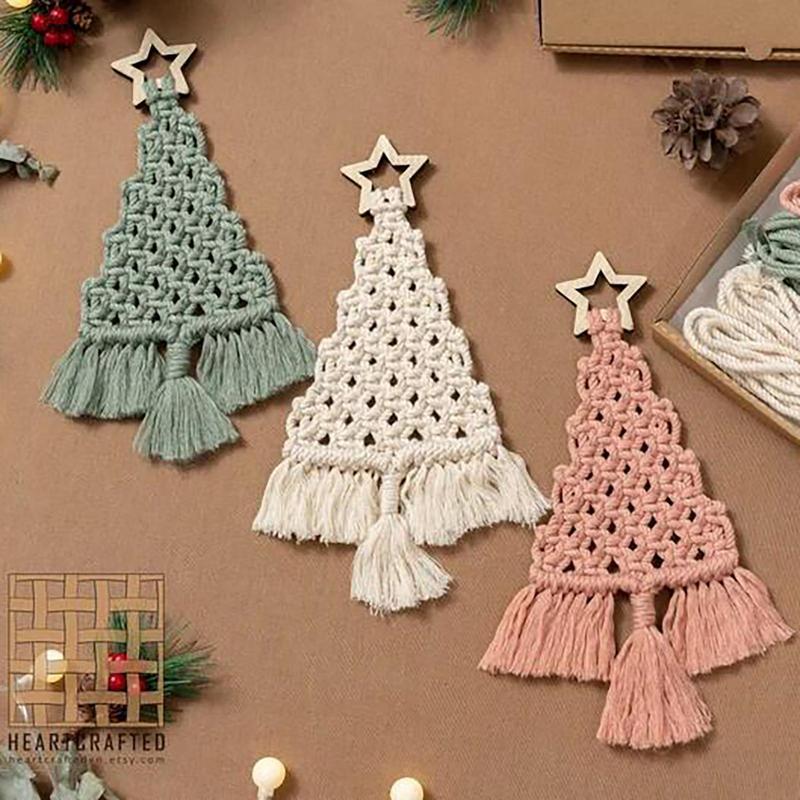 DIY Christmas Gift Handwoven Material Bag