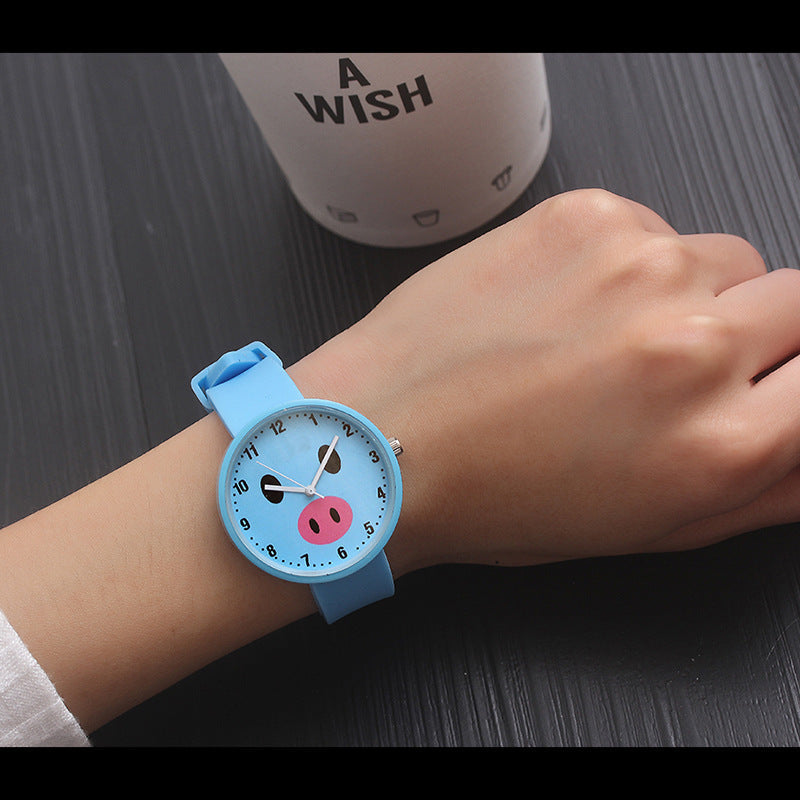 Female Simple Trend Casual Candy Color Digital Watch