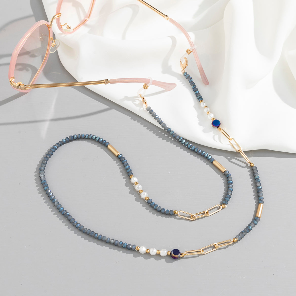 Colorful Chain Mask Chain, Fashionable Anti-loss Glasses Lanyard