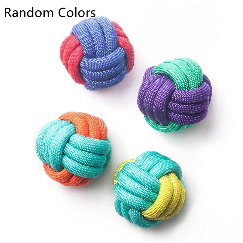 Pet Cotton Rope Knot Toy Set Bite Resistant Teeth Grinding
