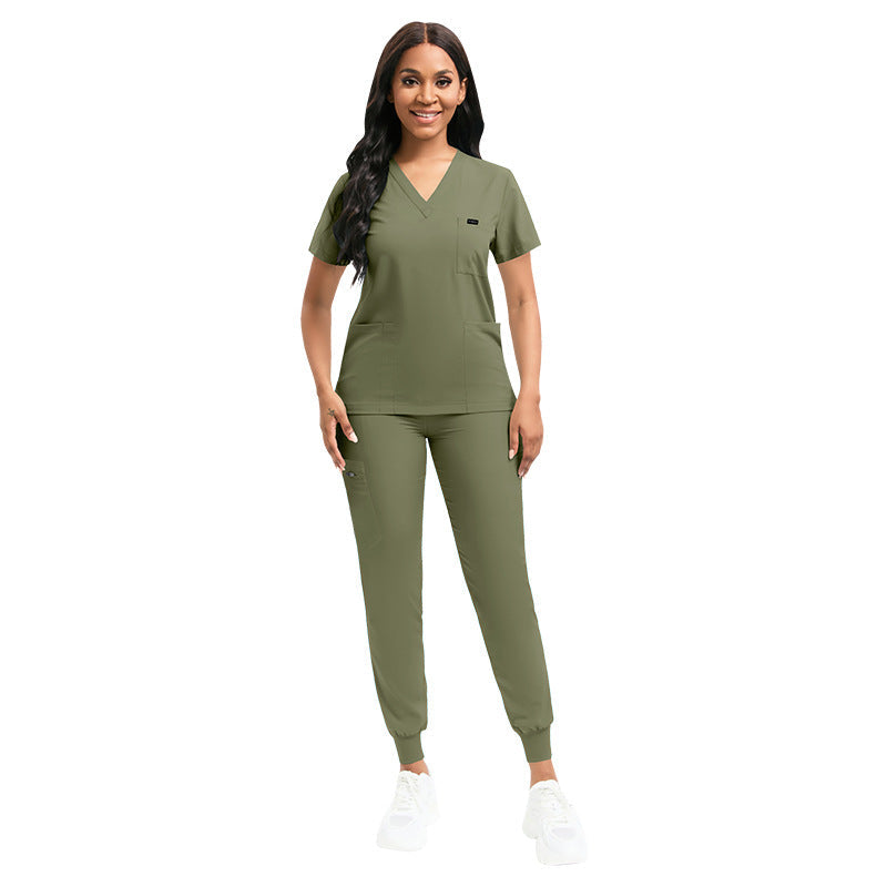 Pet Clinic Nurse Work Clothes Frosted Suit