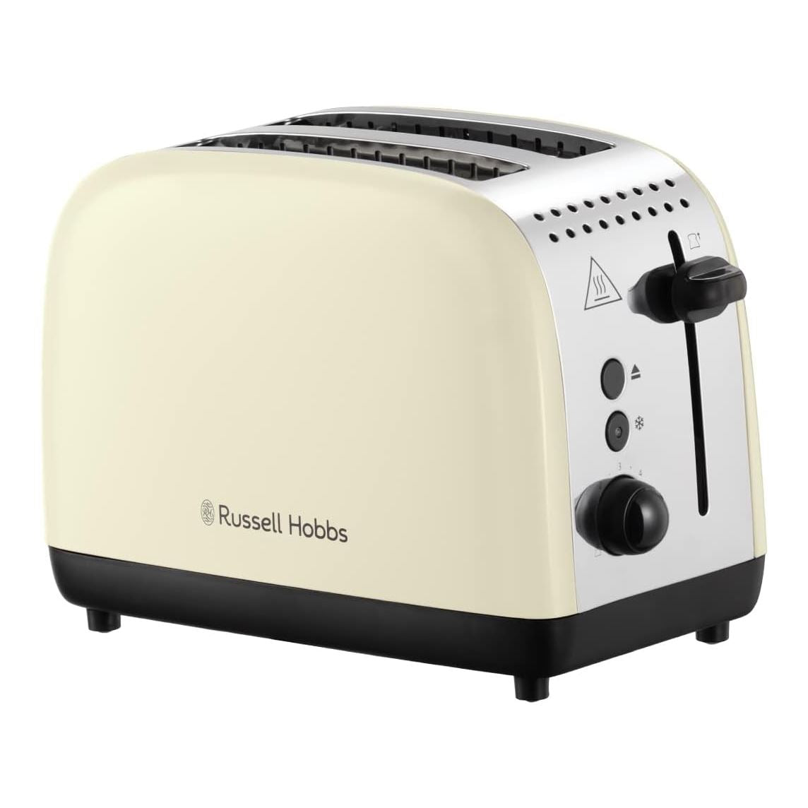 Russell Hobbs Long Slot 2 Slice Toaster Cream