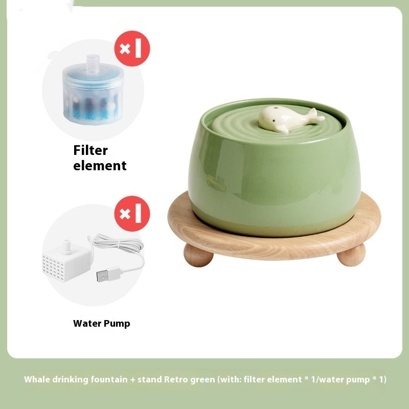 Cat Ceramic Automatic Circulating Filter Water Dispenser