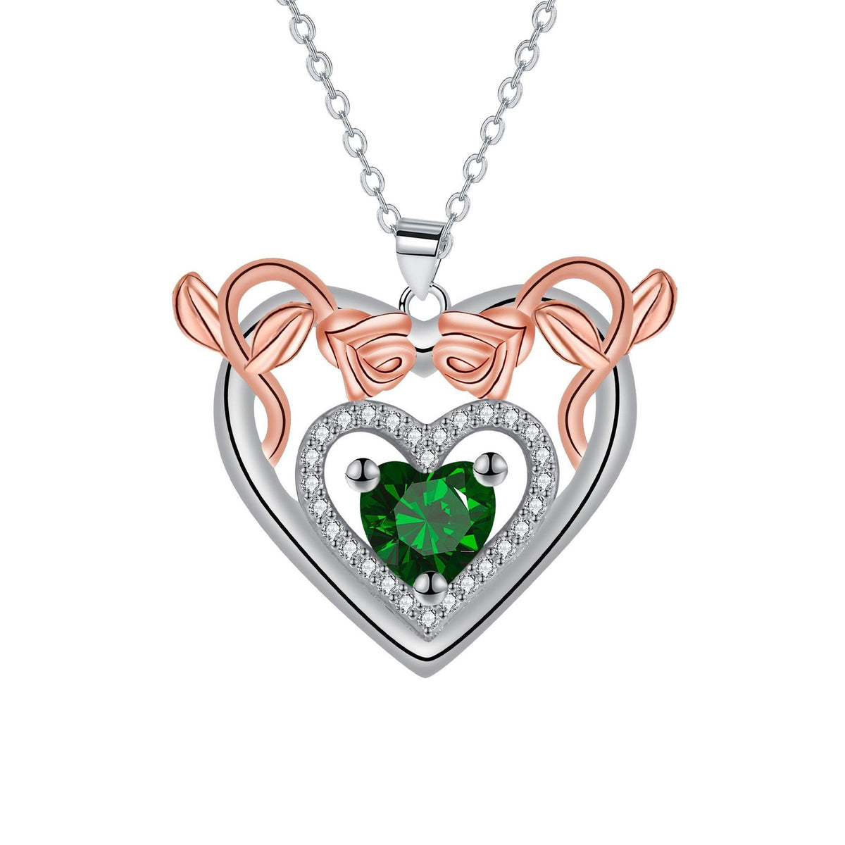 Love Rose Pendant Valentine's Day Gift High Sense