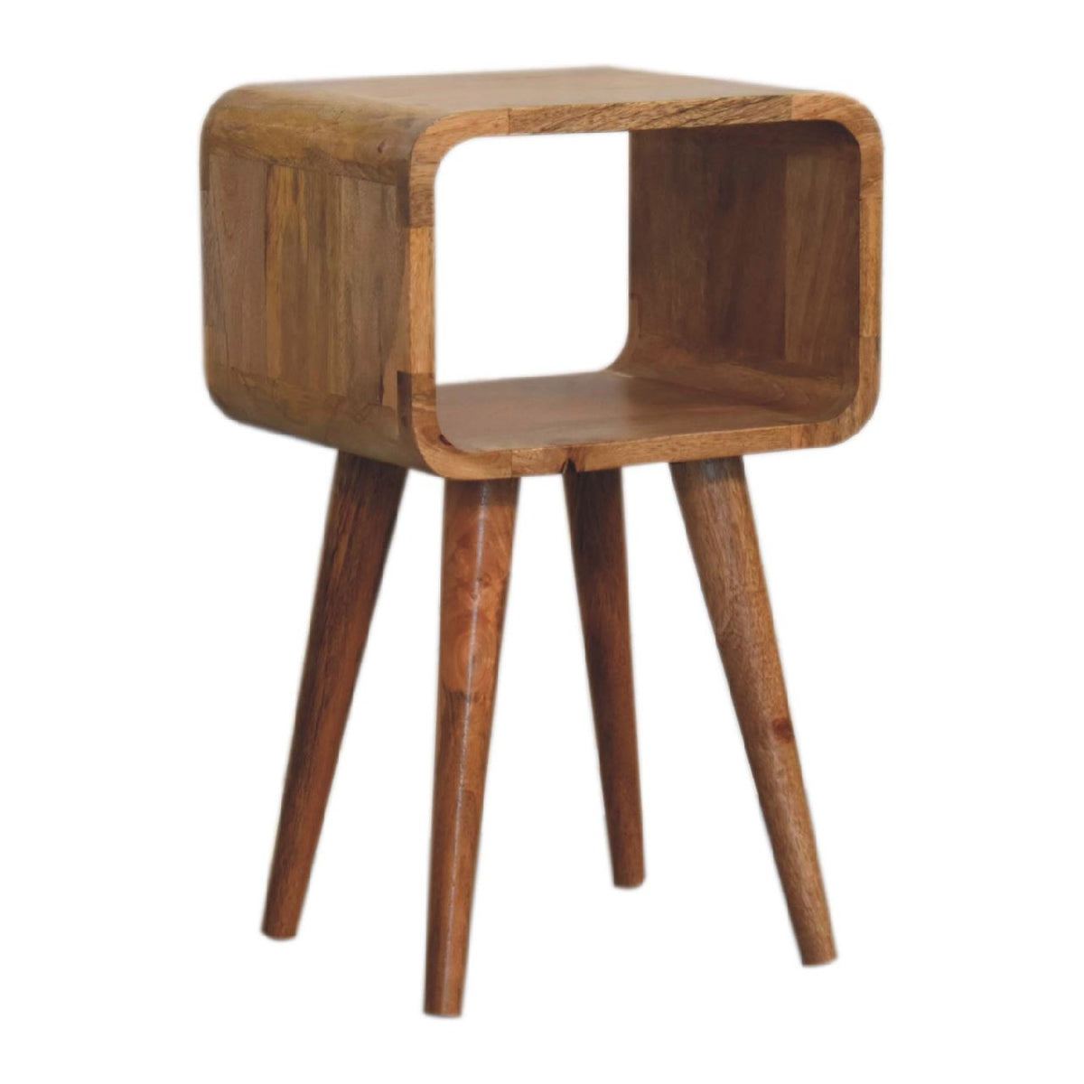 Artisan Mini Curved Open Bedside Table