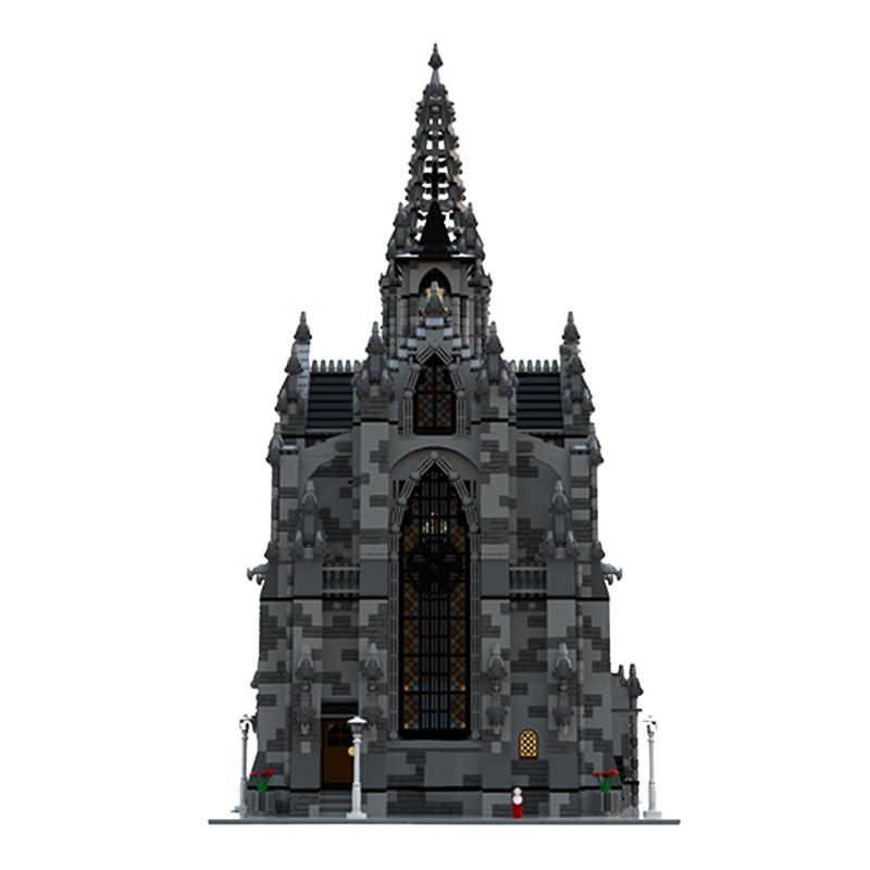 Street View Building Super Cathedral Is Compatible With Puzzle Toys