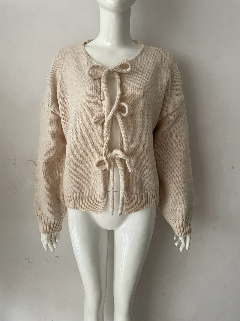 Solid Color Commute Simple Sweater Women