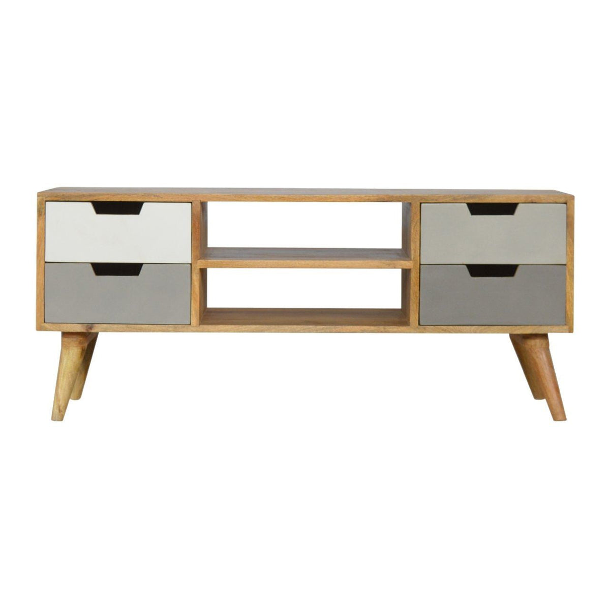 Artisan Grey Hand Painted Entertainment Unit